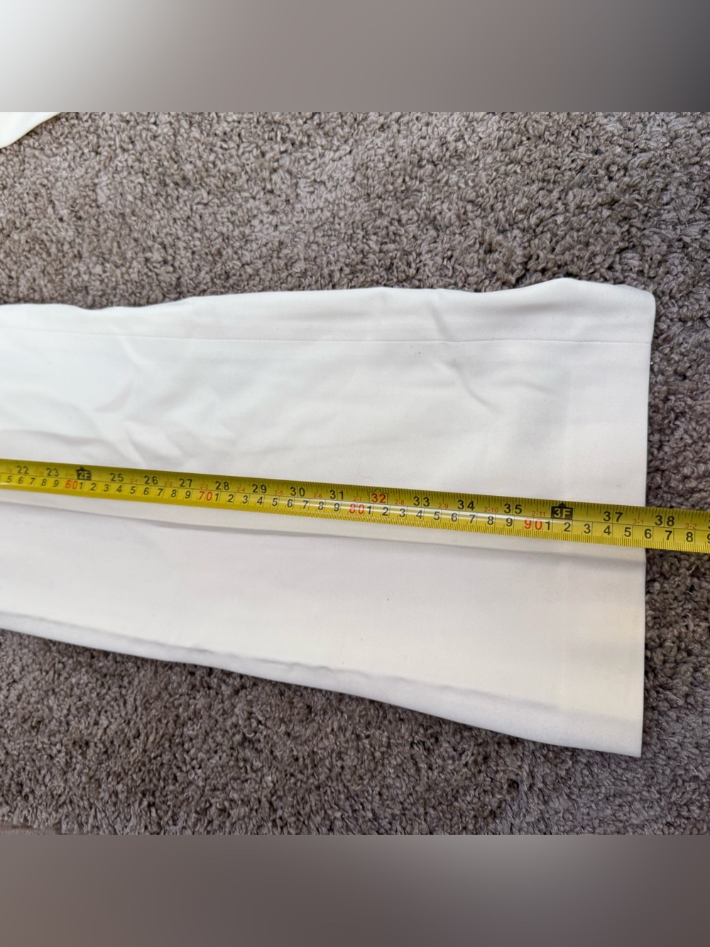 Lauren Ralph Lauren Ivory Wide-Leg Trousers. Size 14P - Picture 5 of 5